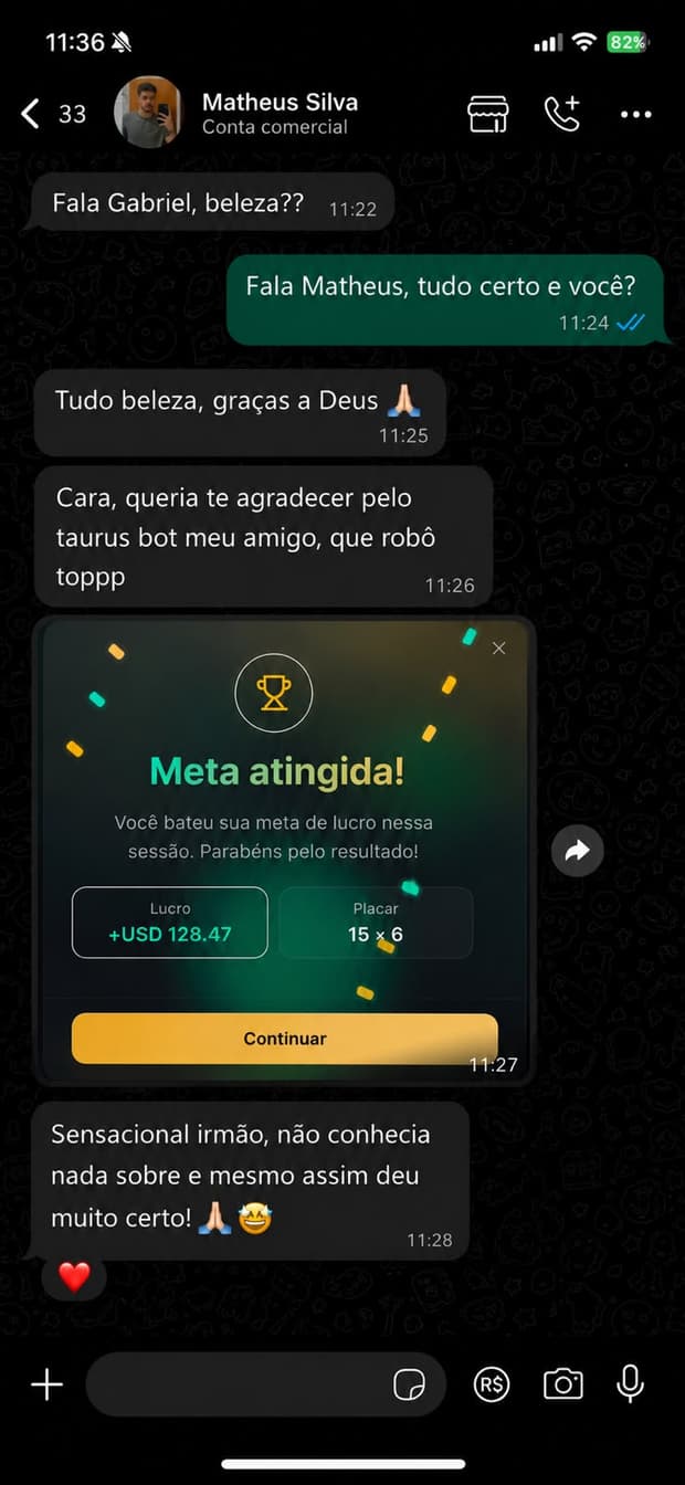 Depoimento de cliente